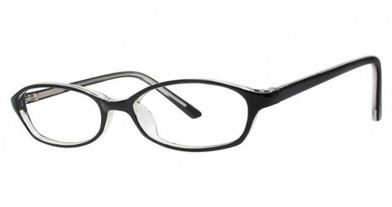 Modern Optical Vibe Eyeglasses, black/crystal