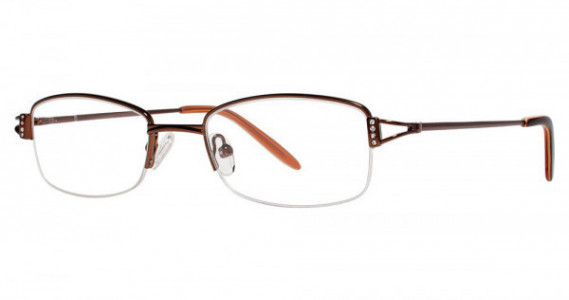 Genevieve SANDRA Eyeglasses, Brown