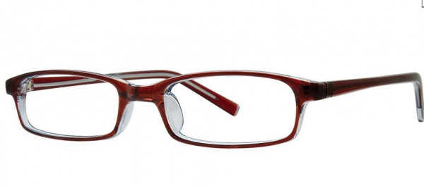 Modern Optical Shock Eyeglasses, brown/blue