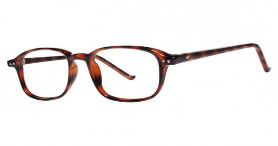 Modern Optical Century Eyeglasses, demi amber