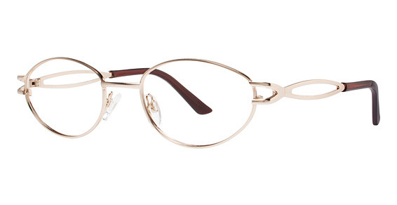 Modern Optical STEFANIE Eyeglasses, Matte Gold