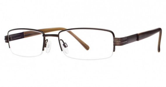 Big Mens Eyewear Club BIG Ox Eyeglasses, matte brown