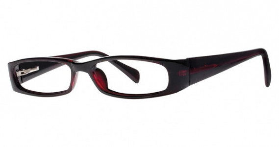 Modern Optical Peyton Eyeglasses, burgundy/black