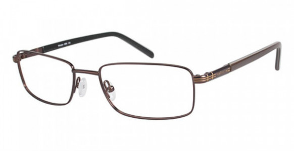 Van Heusen Winston Eyeglasses, Brown
