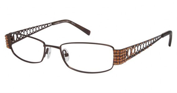 Jimmy Crystal Bella Eyeglasses, Brown