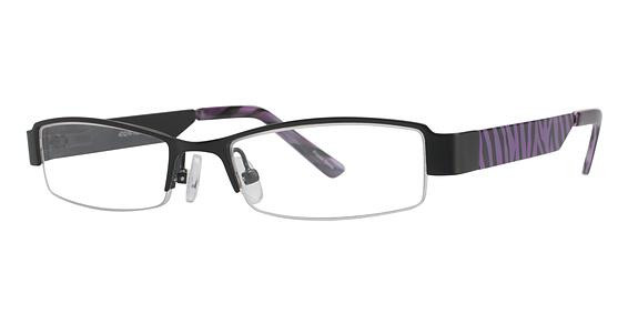 K-12 by Avalon 4064 Eyeglasses, Black/Purple Zebra