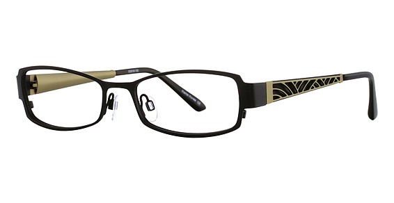 Vivian Morgan 8015 Eyeglasses, Black/Gold