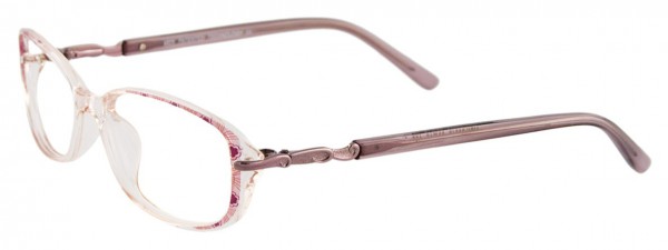 MDX S3249 Eyeglasses, CLEAR/LIGHT PLUM