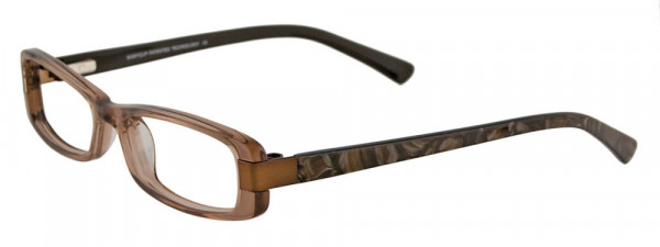 EasyClip EC190 Eyeglasses, 010 - Clear Brown