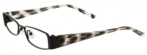 EasyClip EC191 Eyeglasses, SATIN BLACK