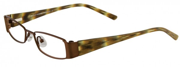 EasyClip EC191 Eyeglasses, SATIN COPPER BROWN