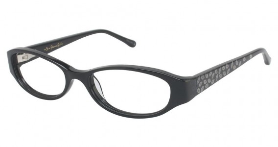 Lulu Guinness L840 Eyeglasses, BLACK (BLK)
