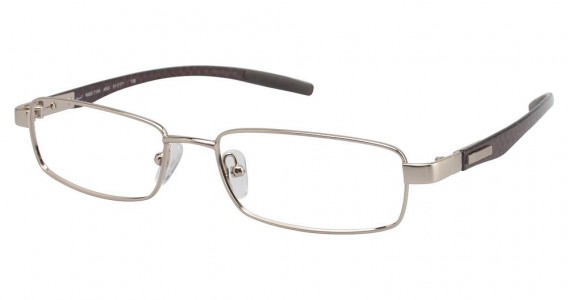 Tura T104 Eyeglasses, Antique Gold/Brown Carbon Fiber (ANG)