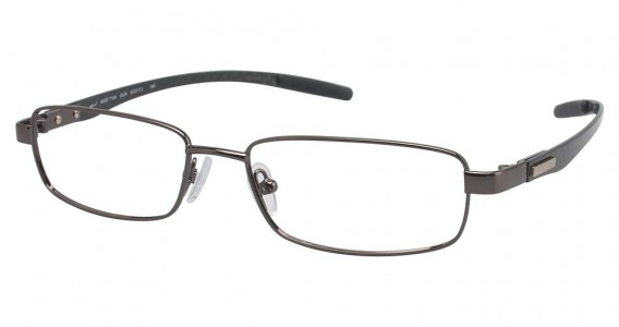 Tura T104 Eyeglasses, Gunmetal/Black Carbon Fiber (GUN)