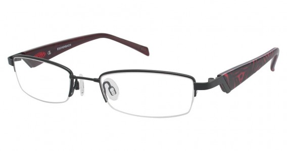 Crush 850027 Eyeglasses, Black Matt (10)