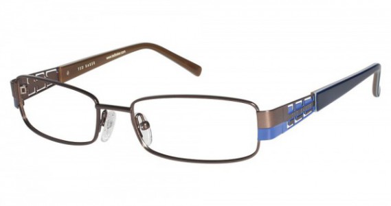 Ted Baker B304 Eyeglasses, BROWN/BLUE (BRN)