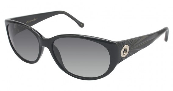 Lulu Guinness L510 Sunglasses, LITTLE BLACK (BLK)