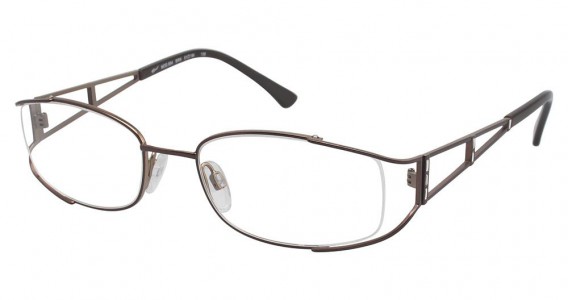 Tura 654 Eyeglasses, BROWN (BRN)
