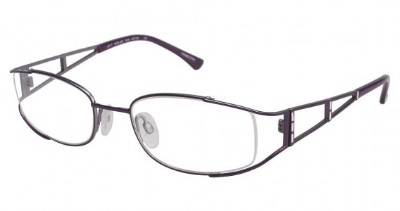 Tura 654 Eyeglasses, PURPLE (PUR)