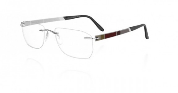 Silhouette Lacquer Artwork 7740 Eyeglasses, 6050 Silver