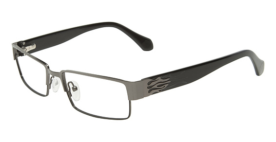 Silver Dollar Inferno Eyeglasses, C-1 Gunmetal
