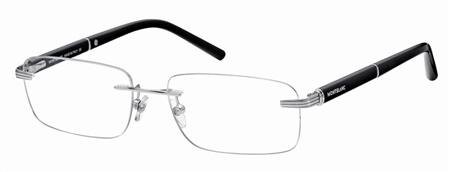 Montblanc MB0337 Eyeglasses, 016 - Shiny Palladium