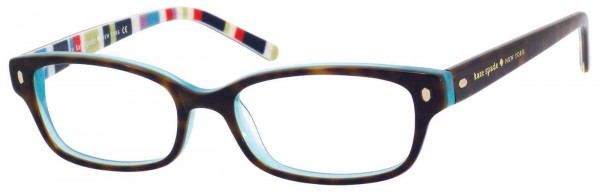 Kate Spade LUCYANN US Eyeglasses, 0X77 TORTAQUASTRIPE