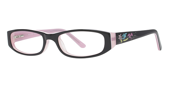 Fashiontabulous 10x220 Eyeglasses, Black/Pink