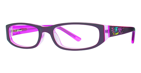 Fashiontabulous 10x220 Eyeglasses, Plum/Crystal