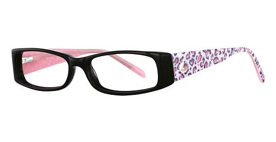 K-12 by Avalon 4068 Eyeglasses, Black/Pink Leopard