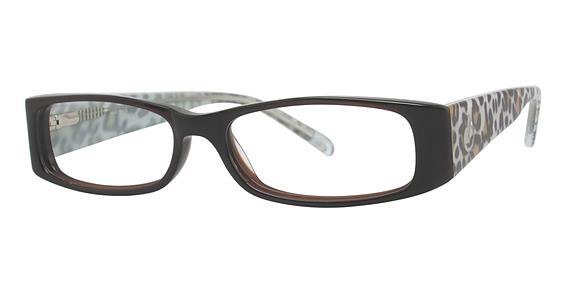 K-12 by Avalon 4068 Eyeglasses, Brown/Turq Leopard