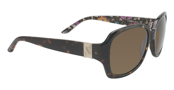 Vera Bradley Margarette Sunglasses, SUZ Suzani (Polarized Brown)