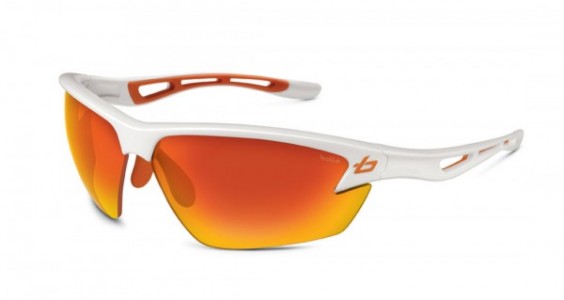 Bolle Draft Sunglasses, Shiny White / TNS Fire