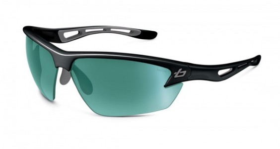 Bolle Draft Sunglasses, Shiny Black / CompetiVision® Gun + TNS