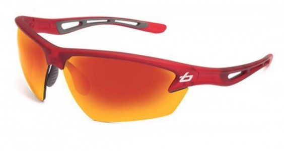 Bolle Draft Sunglasses, Satin Crystal Red TNS Fire