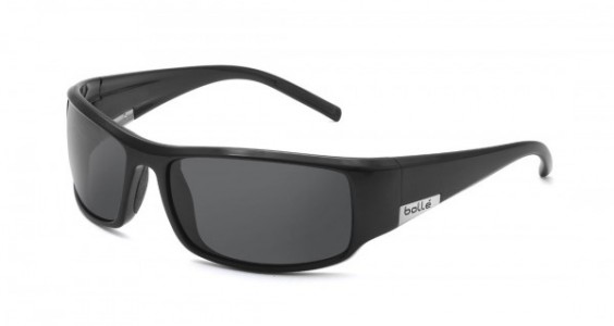 Bolle King Sunglasses, Shiny Black / TNS