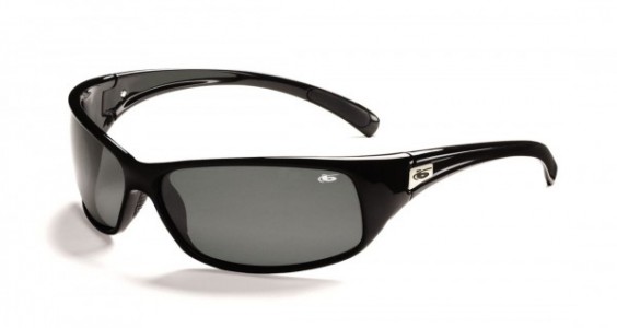 Bolle Recoil Sunglasses, Shiny Black / Polarized TNS