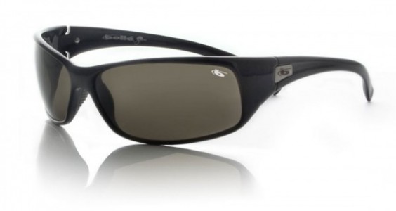 Bolle Recoil Sunglasses, Shiny Black / TNS