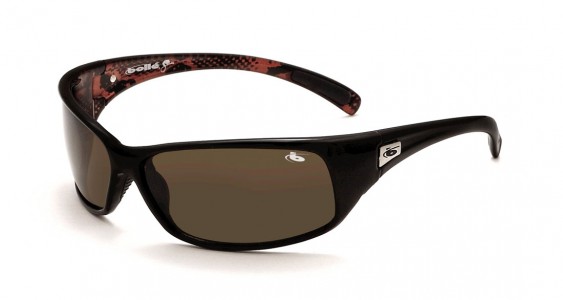 Bolle Recoil Sunglasses, Black/Red Snake / TNS