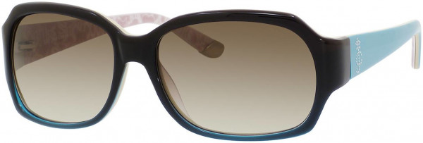 Juicy Couture JU 522/S US Sunglasses, 0RH2 Brown Aqua Fade