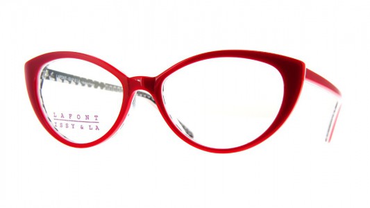 Lafont Issy & La Hype Eyeglasses, 631 Red