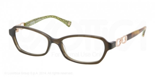 Coach HC6017 VANESSA Eyeglasses, 5036 DK OLIVE (GREEN)