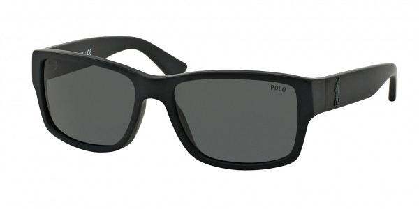 Polo PH4061 Sunglasses, 500187 MATTE BLACK (BLACK)