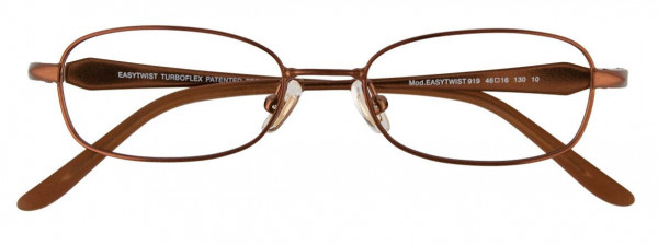 EasyTwist ET919 Eyeglasses, 010 - Satin Brown & Antique Pink
