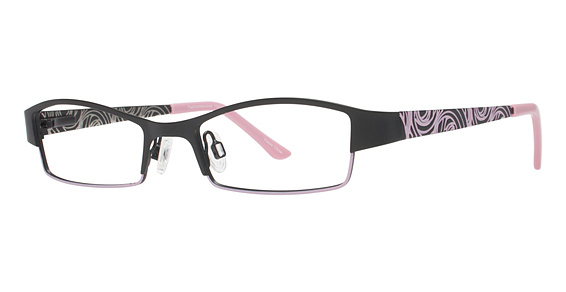 Fashiontabulous 10x222 Eyeglasses, Matte Black/Pink