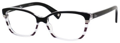 Christian Dior Cd 3233 Eyeglasses, 0DTA(00) Black Striped