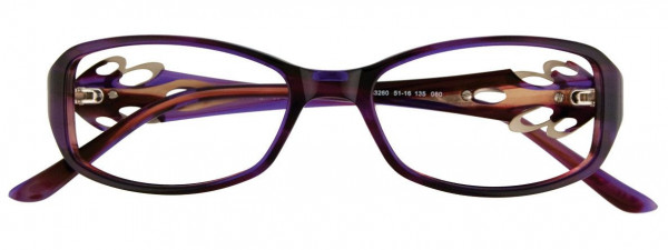 MDX S3260 Eyeglasses, 080 - Violet & Silver