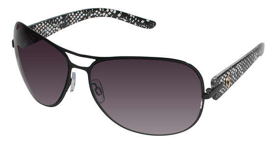 Baby Phat B2075 Sunglasses, BLK BLK