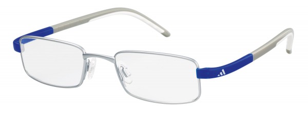 adidas A001 Lite Fit Full Rim Performance Steel kids Eyeglasses, 6057 blue