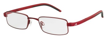 adidas A001 Lite Fit Full Rim Performance Steel kids Eyeglasses, 6059 red